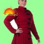 Medieval Women Thick Padded Red Cotton Gambeson costumes suit of armor