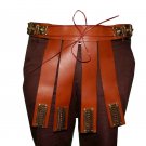Roman Leather Belt Leather And Brass Brown Color Amazing Super Man Fight Bast