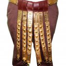 Roman Leather Belt Leather And Brass Brown Color Style Bast X Man Classic Man