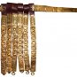 Roman Leather Belt Leather And Brass Brown Color Style Bast X Man Classic Man