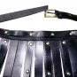 Roman Leather Belt Leather And Brass Black Color Style Bast X Man Mast