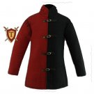 Medieval Gambeson Red&Black Padded costumes arming jacket for theater larp Medieval Gambeson Red&Black Padded costumes arming jacket for theater larp