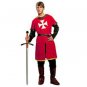 Medieval Knight Heraldry SCA Surcoat Tunic Red Costumes Style Best