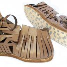 Medieval Roman Leather Sandal Caligae Light Brown Color Medieval Roman Leather Sandal Caligae Light Brown Color