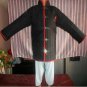 Black Color Medieval Gambeson Reenactment Theater Costume For Armor Full Sleeves