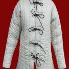 White Vintage Thick Padded Gambeson Jacket play movies theater costume White Vintage Thick Padded Gambeson Jacket play movies theater costume
