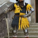 Medieval Viking Tattoo Patter Black/Yellow Color Tunic Costume Armor Reenactment Medieval Viking Tattoo Patter Black/Yellow Color Tunic Costume Armor Reenactment