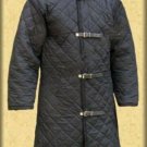 Medieval Costume Black Color Gambeson Renaissance Viking Clothing Full Sleeves Medieval Costume Black Color Gambeson Renaissance Viking Clothing Full Sleeves