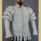 Thick padded Gambeson White coat Aketon Medieval Jacket vest Armour