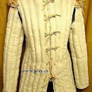 Padded Medieval Gambeson White Jacket COSTUMES DRESS Coat Rollplay Drama TV Roll Padded Medieval Gambeson White Jacket COSTUMES DRESS Coat Rollplay Drama TV Roll