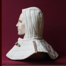 Cotton Armour Padding Collar Medieval Garment White Padded Collar Armour Cotton Armour Padding Collar Medieval Garment White Padded Collar Armour