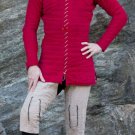 Red Color Viking Gambeson Medieval Renaissance Jacket For Drama And Role Play