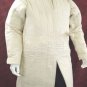 Gambeson Medieval White Reenactment & Theater Renaissance SCA gambeson Padded