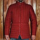 New Gambeson Red Aketon padded Medieval vest Armor Style Fancy COSTUME Mast