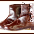 Vintage Costume Roman Medieval Long Super Leather Shoes Armour Footwear Handmade