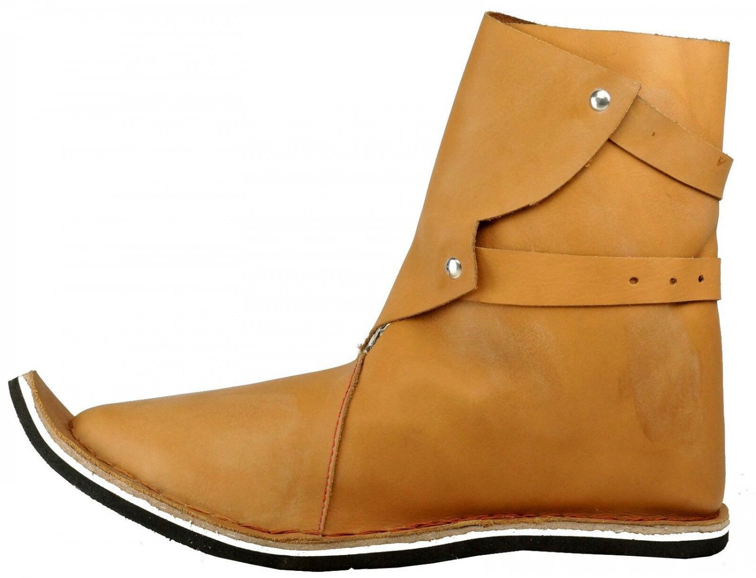 New Pattern Medieval Shoes Handmade For armor Camel Color Shoes Viking Roman