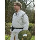 Halloween Gift Medieval Thick Padded Gambeson costumes suit of armor White