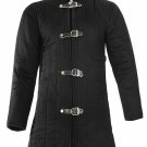 Medieval Viking Black Color Gambeson full Sleeves Best Design Jacket