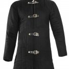 Medieval gambeson Padded armor Black Reenactment SCA Arming jacket armour Medieval gambeson Padded armor Black Reenactment SCA Arming jacket armour