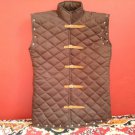 Medieval Viking Renaissance Thick Padded Reenactment Brown Color Gambeson