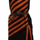 Halloween sale Good medieval Tunic Orange&Black Classic Item Stylish Dress Fight