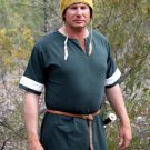 New Medieval Viking Tunic Half Sleeves in Green Colour /Cotton Tunic/Renaissance New Medieval Viking Tunic Half Sleeves in Green Colour /Cotton Tunic/Renaissance