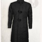 VINTAGE ANTIQUE MEDIEVAL BLACK FANTASY COAT MAN GAMBESON VINTAGE ANTIQUE MEDIEVAL BLACK FANTASY COAT MAN GAMBESON