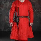 Red Gambeson Medieval Armour Thick Padded Play Movies Theater Custome Red Gambeson Medieval Armour Thick Padded Play Movies Theater Custome