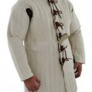 winter Gift New Thick White Viking Gambeson Medieval Padded Aketon Armor LARP