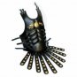Collectible Greek Roman BLACK Leather Muscle Body Armor Trojan Belt Reenactment