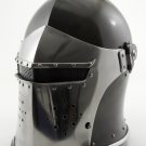 New Medieval Crusader Collectible Helmet Viking Roman Barbuta With Cotton Cap New Medieval Crusader Collectible Helmet Viking Roman Barbuta With Cotton Cap
