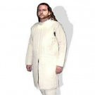 White Color Medieval Gambeson Viking Jacket Reenactment Costume Full Sleeves