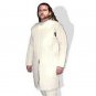 White Color Medieval Gambeson Viking Jacket Reenactment Costume Full Sleeves