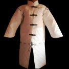 Medieval thick padded White Gambeson coat Aketon Jacket Armor reenactment SCA
