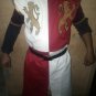 MEDIEVAL Lionheart Tunic Renaissance Tunic Red&White Knight tabard