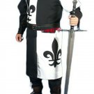 Medieval Renaissance Tunic White&Black Knight tabard Sleeveless Surcoat SCA Larp Medieval Renaissance Tunic White&Black Knight tabard Sleeveless Surcoat SCA Larp