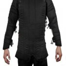 Medieval thick padded Black Gambeson coat Aketon Jacket Armor reenactment dk Medieval thick padded Black Gambeson coat Aketon Jacket Armor reenactment dk