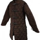 Medieval thick padded Brown Gambeson with Removable Sleeves Jacket Standar Medieval thick padded Brown Gambeson with Removable Sleeves Jacket Standar