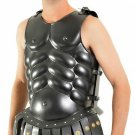 Skirted Muscle Black Armor Soldier Roman Centurian Medieval Steel Halloween