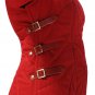 Winter gifts Medieval thick padded red Gambeson Armpits jacket coat