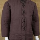 Medieval Gambeson Brown thick padded coat Aketon vest Jacket Armor COSTUMES