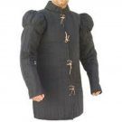 Medieval Gambeson Black thick padded coat Aketon vest Jacket Armour COSTUMES