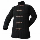 Viking Costume Thick Renaissance Black Color Medieval Gambeson Full Sleeves Viking Costume Thick Renaissance Black Color Medieval Gambeson Full Sleeves