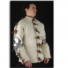 Medieval Viking Collectibles White Color Gambeson For Armor Full Sleeves Theater Medieval Viking Collectibles White Color Gambeson For Armor Full Sleeves Theater