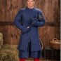 Thick Blue Color Gambeson Medieval Padded Full Sleeves Armor Reenactme