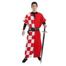 New Medieval Viking Renaissance White/Red Color Box Pattern Tunic Costume New Medieval Viking Renaissance White/Red Color Box Pattern Tunic Costume