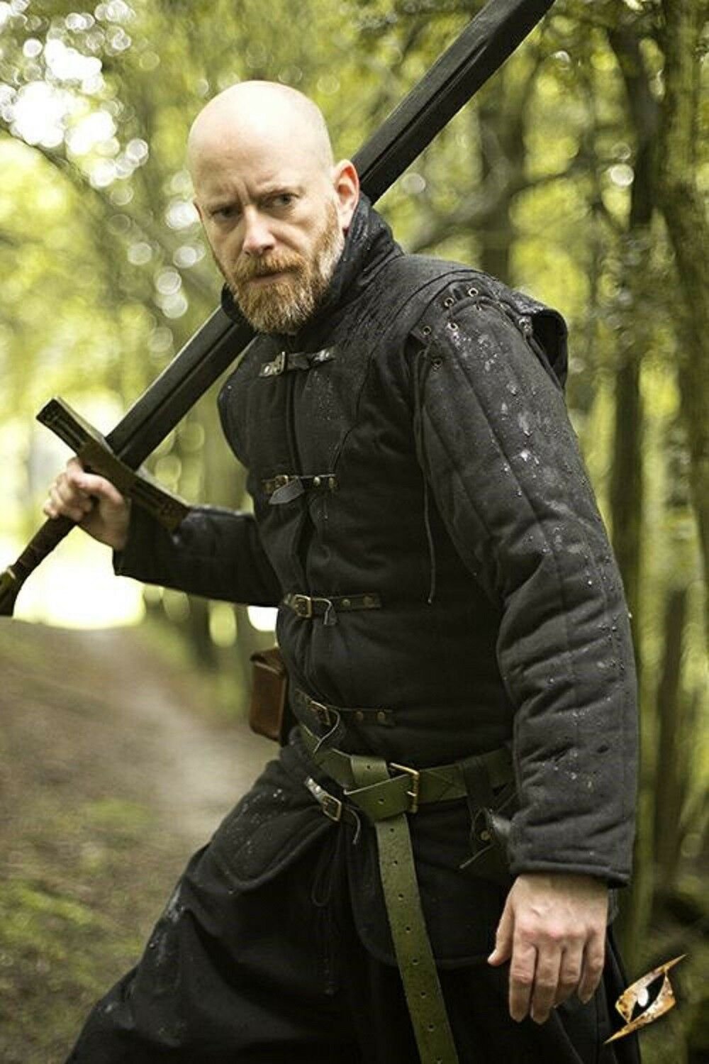 New Medieval thick padded Good Black Gambeson For Armor Reenactment Reproduction