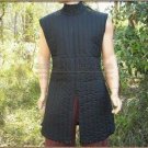 Thick Padded Gambeson Black vest Medieval Armor Coat Aketon Jacket sca larp Thick Padded Gambeson Black vest Medieval Armor Coat Aketon Jacket sca larp