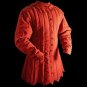 Jacket Full Sleeves Viking Medieval Red Color Gambeson Reenactment Full Sleeves