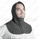 Medieval Renaissance Black 100% Cotton Laced Front & Cuff Mandarin Collar Medieval Renaissance Black 100% Cotton Laced Front & Cuff Mandarin Collar